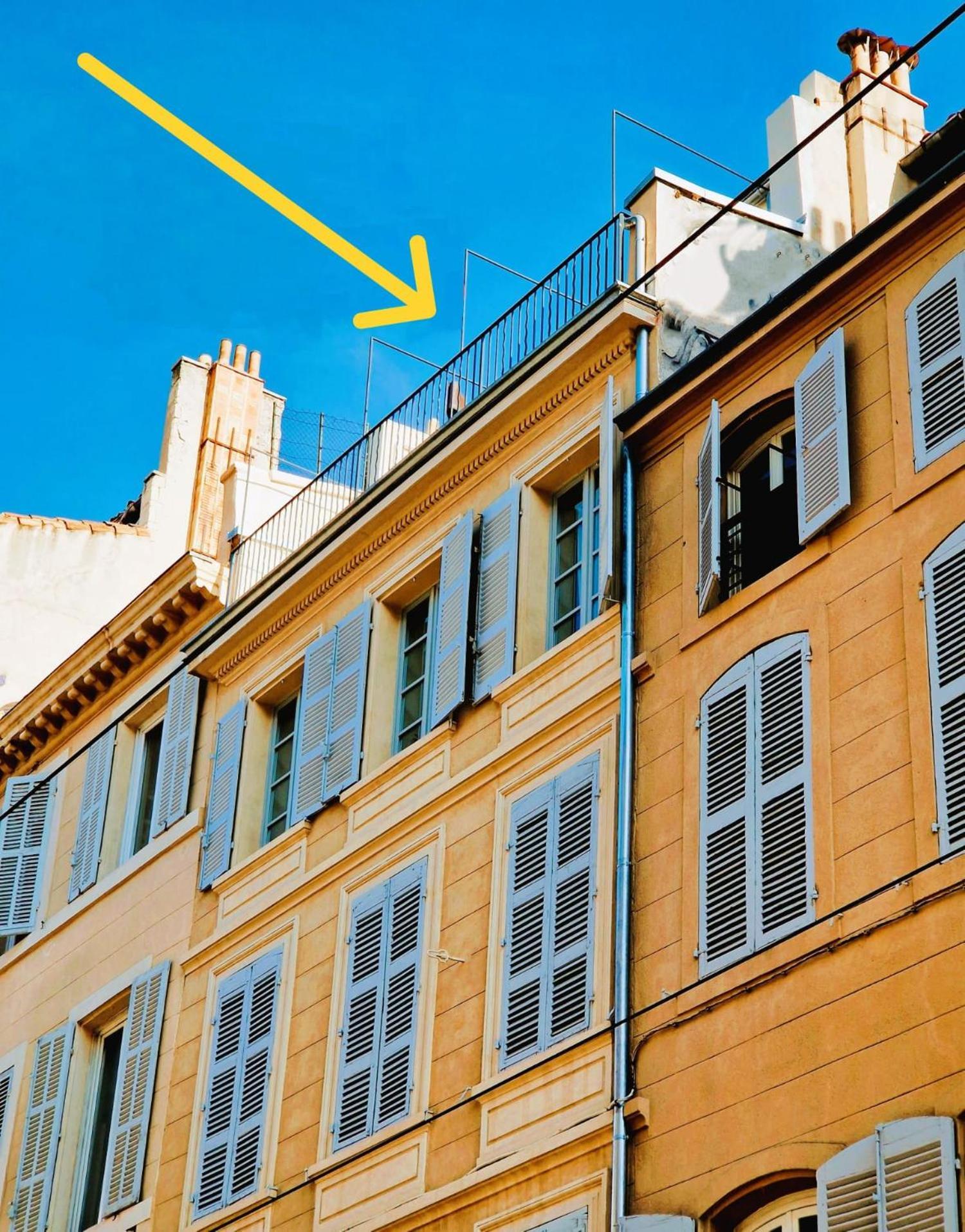 Terrasse - Hyper Centre - 2 Chambres - Parking Gratuit - Calme & Lumineux - Arrivee Autonome Marseille Luaran gambar