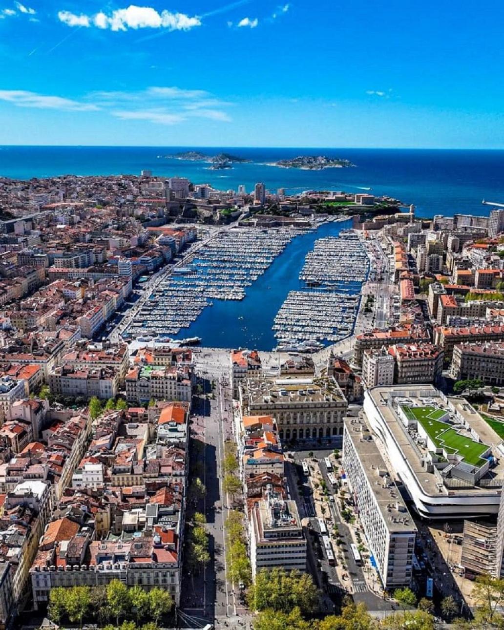 Terrasse - Hyper Centre - 2 Chambres - Parking Gratuit - Calme & Lumineux - Arrivee Autonome Marseille Luaran gambar